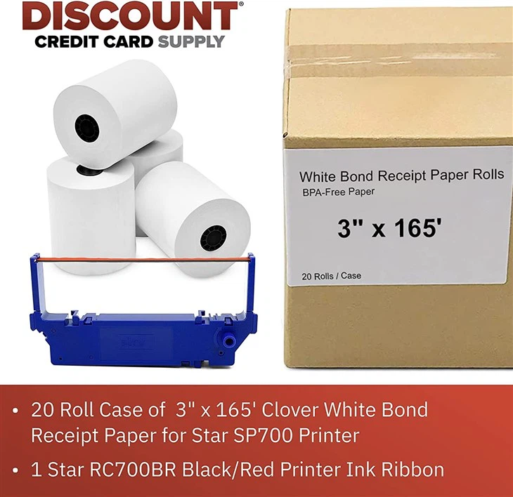 BPA Free 57mm*30mm Thermal Paper Rolls Cash Register Paper Receipt Thermal Paper Receipt For Pos