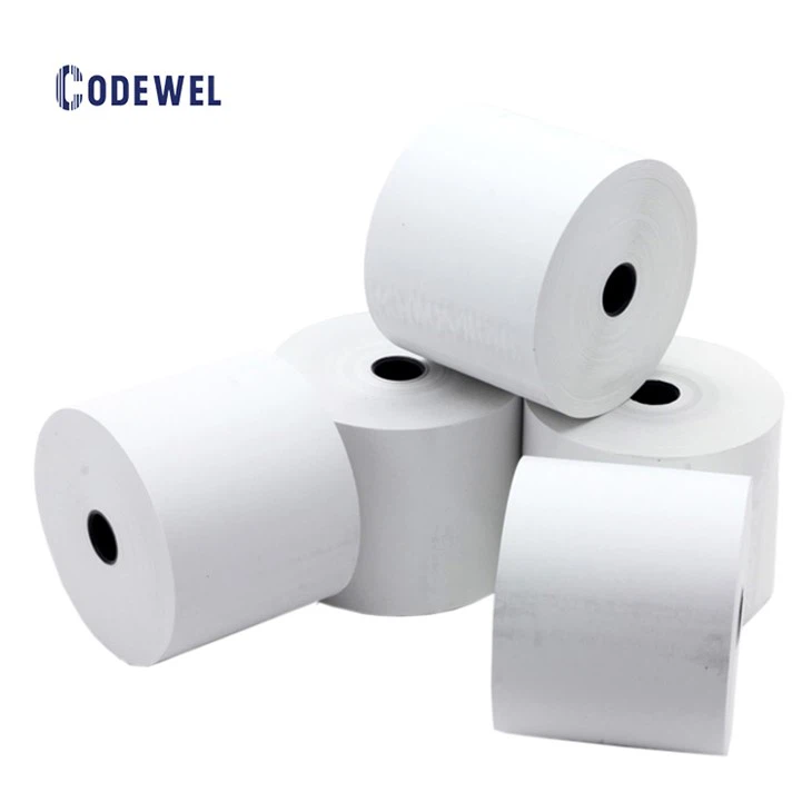 BPA Am Ddim 57mm*30mm Papur Thermol Rholiau Cofrestr Arian Parod Derbynneb Papur Thermol ar gyfer POS