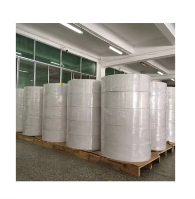 23um Anifeiliaid Anwes Matt Silver Sticer Label Deunydd Roll Jumbo