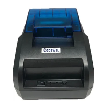 Argraffydd Label Thermol Du Symudol 56mm Argraffydd POS Thermol Android USB