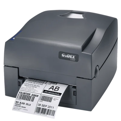 Godex G530 Argraffydd Trosglwyddo Thermol Argraffydd Cod Bar Pen -desg Argraffydd