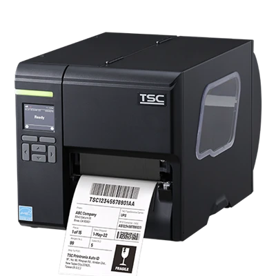 Cyfres TSC MA2410P TROSGLWYDDO THERMAL Label Cod Bar Argraffydd USB Ethernet Diwydiannol-fasnachol-fasnachol Uchel Gwydn 4 modfedd